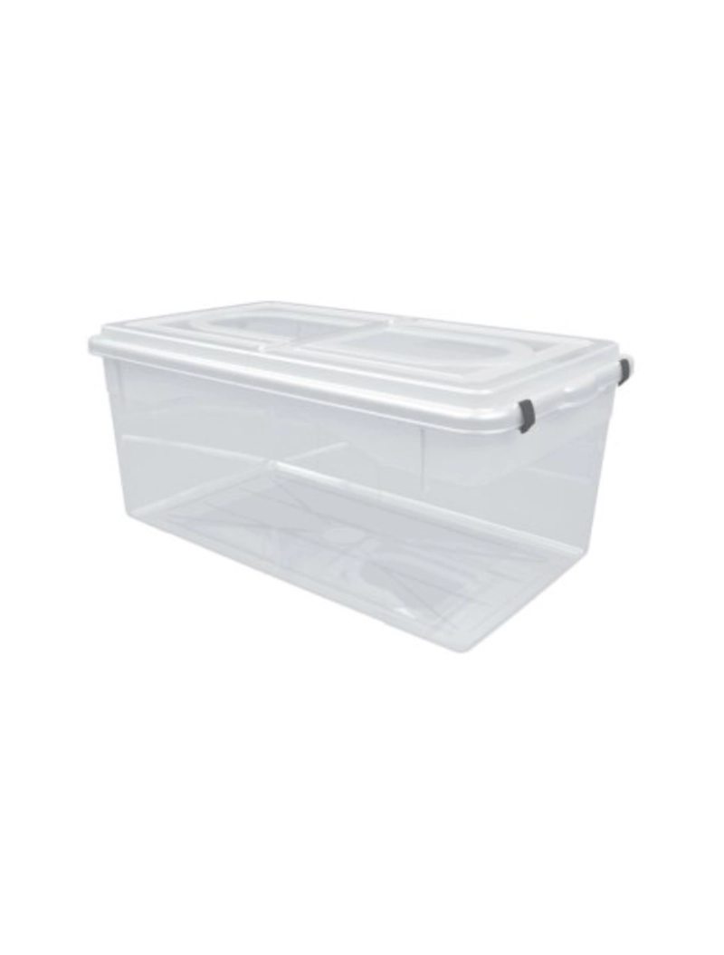 Caixa Sanremo C/ Tampa Bipartida 105 Litros - 3 UNIDADES